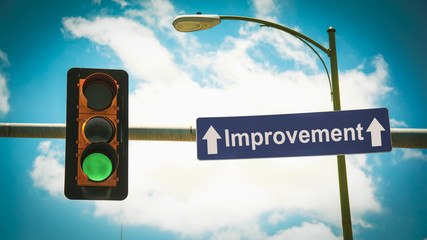 Street Sign to Improvement