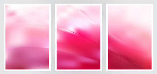 Fototapeta premium Set of abstract creative vector background design