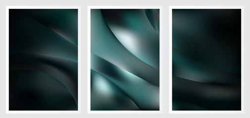 Fototapeta premium Set of abstract creative vector background design