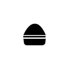 Hamburger icon. Fastfood restaurant symbol