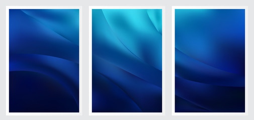 Fototapeta premium Set of abstract creative vector background design