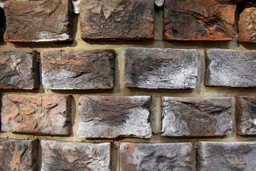 Brick texture large on the wall
