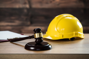 Law and Justice concept Construction law. Labor law Theme. - 297826310