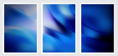Fototapeta premium Set of abstract creative vector background design