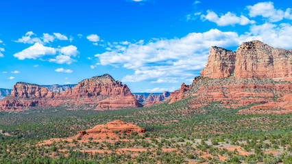View from the mountain in Sedoa, America