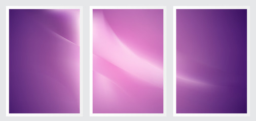 Naklejka premium Set of abstract creative vector background design