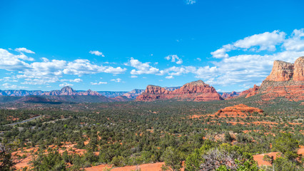 Obraz premium View from the mountain in Sedoa, America