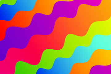 Colorful background with curved Gradient lines. Pattern design for banner, poster, flyer, card, cover, brochure