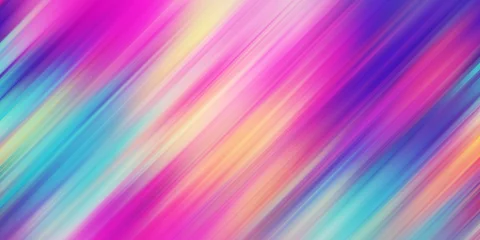 Fotobehang Colorful abstract background illustration. Rainbow Style Gradient lines. Template for your design, screen, wallpaper, banner, poster © Renat