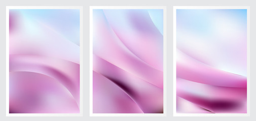 Naklejka premium Set of abstract creative vector background design