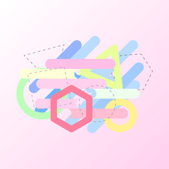 abstract background in minimal style,vector illustration