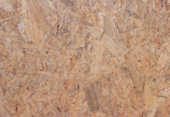 Texture of a wood particle board