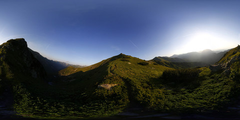 360 degree Panorama of Tatra Mountains © Ruchacz