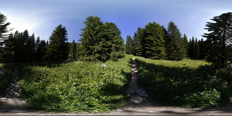 360 degree Panorama of Tatra Mountains © Ruchacz