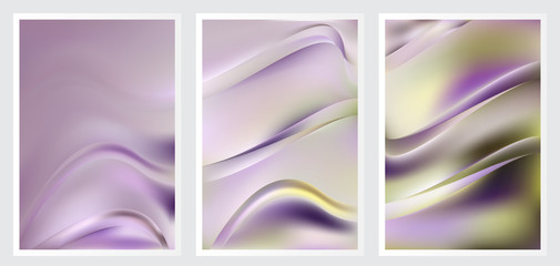 Fototapeta premium Set of abstract creative vector background design