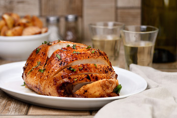 Baked turkey breast