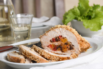 turkey stuffed with dried fruit