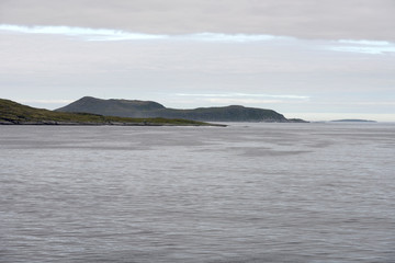 landscape of Rolvsoya island from south, Norway