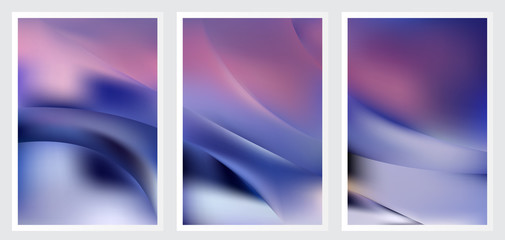 Naklejka premium Set of abstract creative vector background design