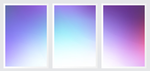 Naklejka premium Set of abstract creative vector background design