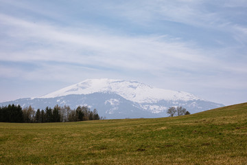 Fototapeta premium landscape in the mountains in Austria