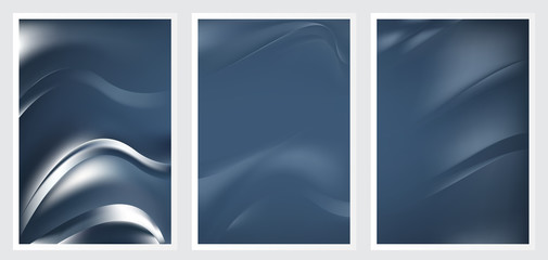 Fototapeta premium Set of abstract creative vector background design