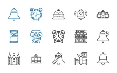 bell icons set