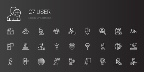 user icons set