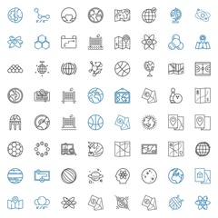 sphere icons set