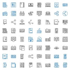 publish icons set