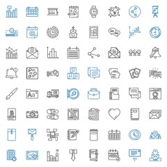 Obraz premium interface icons set