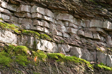 Erdschichten Gestein