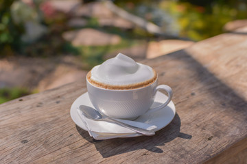 coffee cup, write coffee cup, write coffee cup from Thailand country