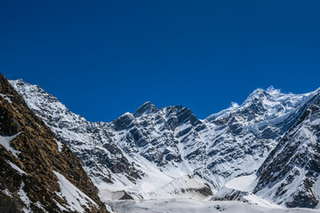 Obraz premium Mount John Li at Dokrani Bamak Glacier