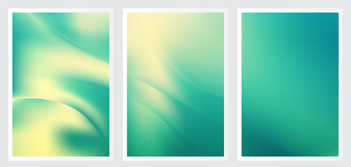 Fototapeta premium Set of abstract vector background design