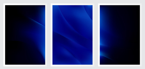 Fototapeta premium Set of abstract vector background design