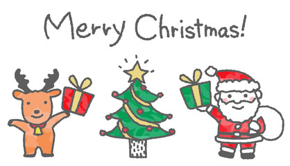 クリスマスのサンタクロース