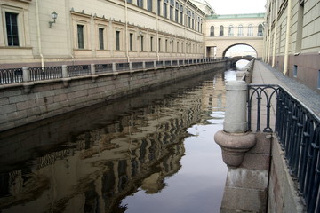 Winter Canal, St. Petersburg, Russia, April 2012