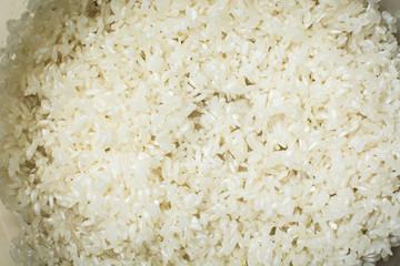 Long grain rice for cooking pilaf.