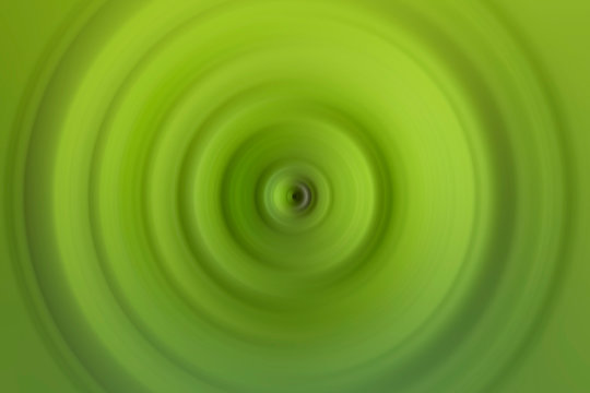 Fondo abstracto de color verde describiendo círculos concéntricos