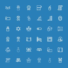 Editable 36 scroll icons for web and mobile