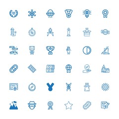 Editable 36 star icons for web and mobile