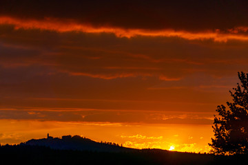 Sonnenuntergang Bussen Riedlingen
