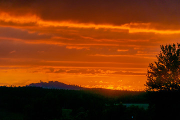 Sonnenuntergang Bussen Riedlingen