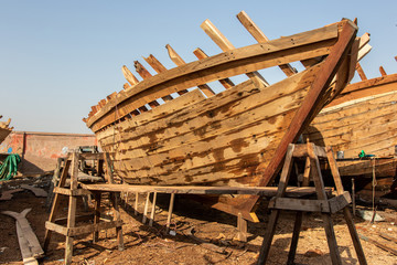 Making a boat for fishing