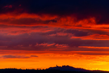 Sonnenuntergang Bussen Riedlingen