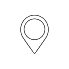 location icon. map point symbol gps navigation.