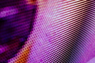 CloseUp LED blurred screen. LED soft focus background. abstract background ideal for design.