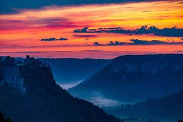 Donautal Sonnenaufgang