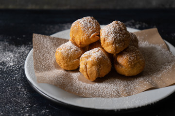 Spanish fritter dusted with sugar also called 